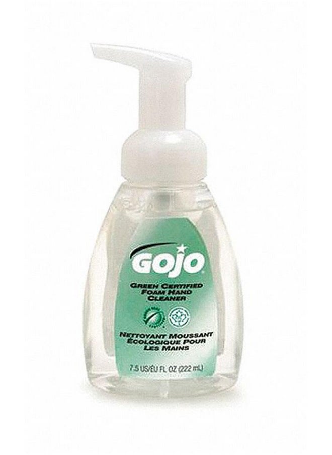 GOJO Green Certified Foam Hand Cleaner, Fragrance Free, 7.5 fl oz Foaming Hand Soap Pump Bottle (Pack of 6) - 5715-06