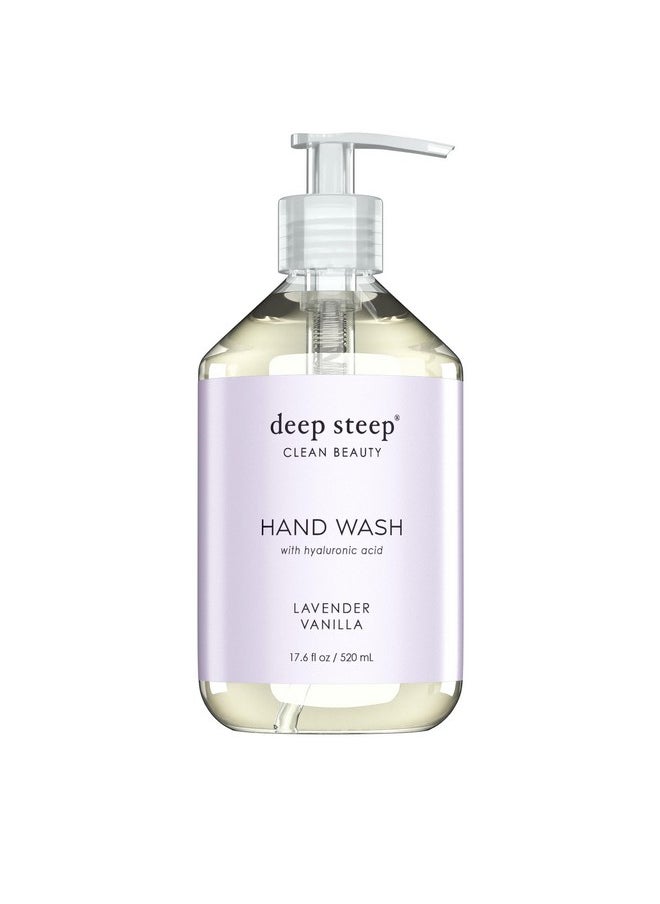 Deep Steep Liquid Hand Wash, 17.6 Ounces (Lavender Vanilla)