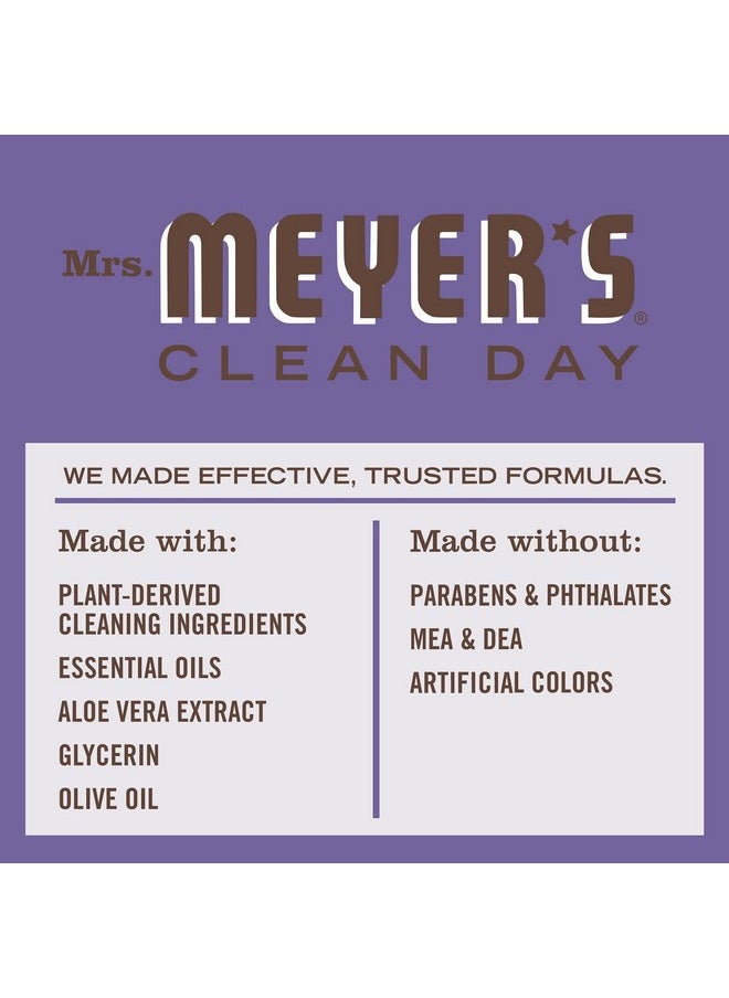MRS. MEYER'S CLEAN DAY Hand Soap Refill, Made with Essential Oils, Biodegradable Formula, Compassion Flower, Packaging May Vary, 33 fl. oz
