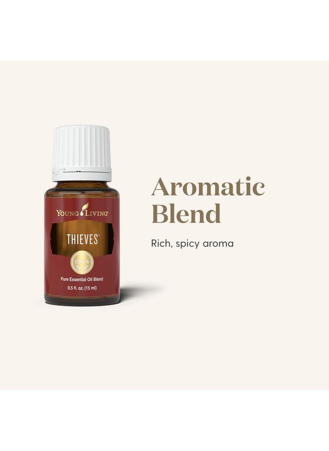 Thieves Foaming Hand Soap 8 fl oz. 2 pk by Young Living Essential Oils - Gentle Cleansing , Refreshing Aroma , Powerful Moisturizers for Dry Skin , Hygienic Hands , Anti-bacteria