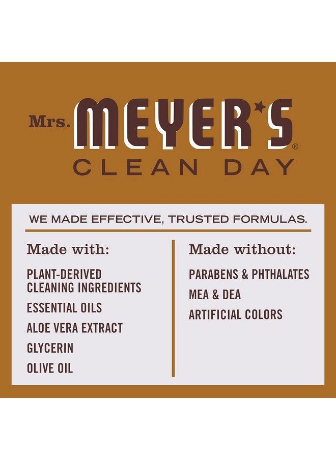 MRS. MEYER'S CLEAN DAY Hand Soap, Acorn Spice, Made with Essential Oils, 12.5 oz - Pack of 3
