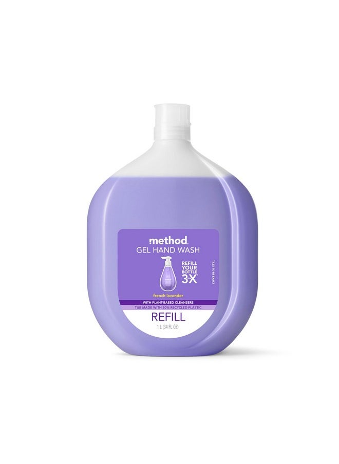 Method Gel Hand Soap, Refill, French Lavender, Recyclable Bottle, Biodegradable Formula, 34 Fl Oz (Pack of 1)