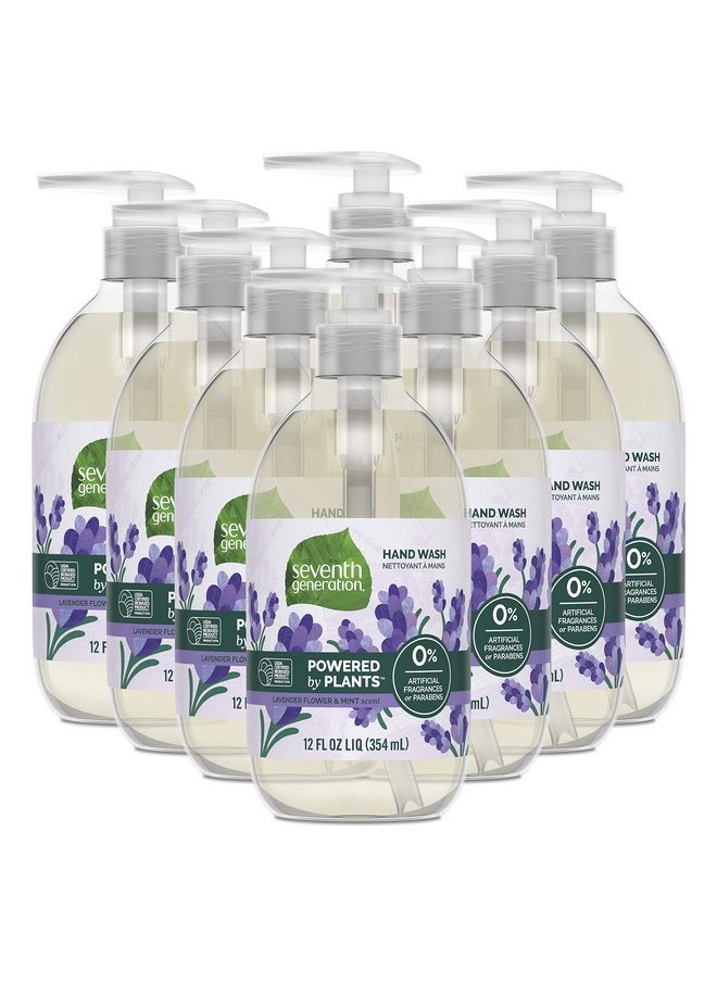 Seventh Generation Hand Soap, Lavender Flower & Mint, 12 oz, 8 Pack (Packaging May Vary)