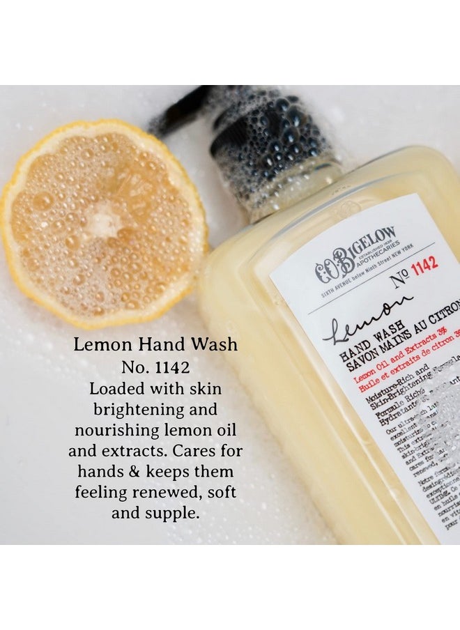C.O. Bigelow Apothecary Duo - Lemon Hand Care, Hand Soap & Lotion Gift Set of Two - Skin Care for Dry Skin with Moisturizing Lotion & Liquid Hand Wash - 10fl oz Each
