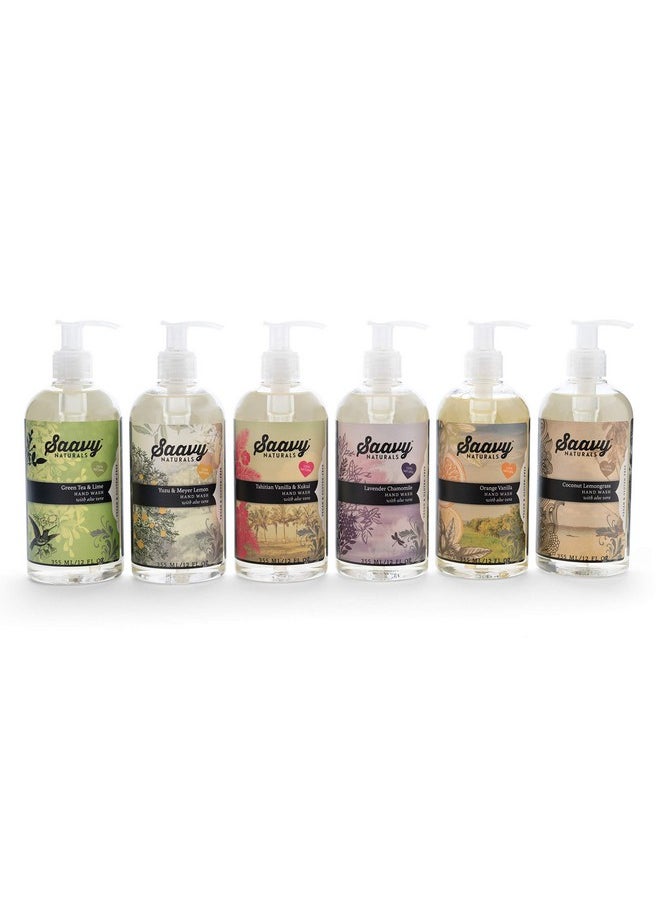 Saavy Naturals 2 PACK Lavender Chamomile Organic Hand Wash 12 oz x 2 -Pump Bottle