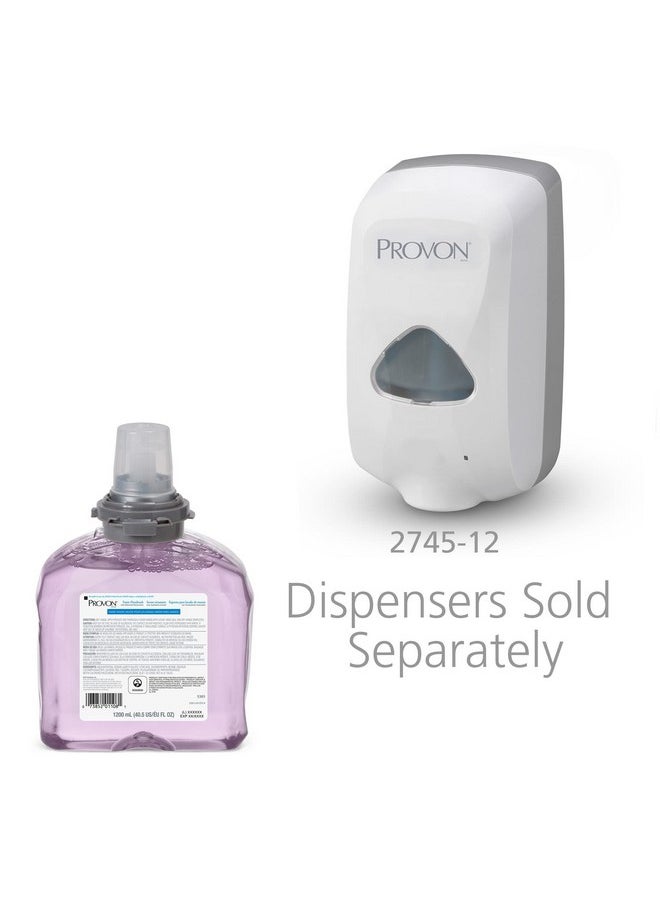 GOJO PROVON Foaming Handwash with Advanced Moisturizers, Cranberry Fragrance, 1200 mL Foam Hand Soap Refill for PROVON TFX Touch-Free Dispenser (Pack of 2) - 5385-02