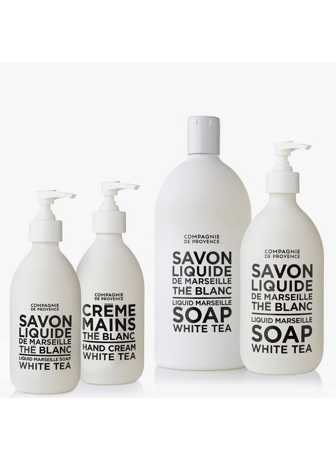 Compagnie de Provence Savon de Marseille Extra Pure Liquid Soap - White Tea - 33.8 fl oz Plastic Bottle Refill