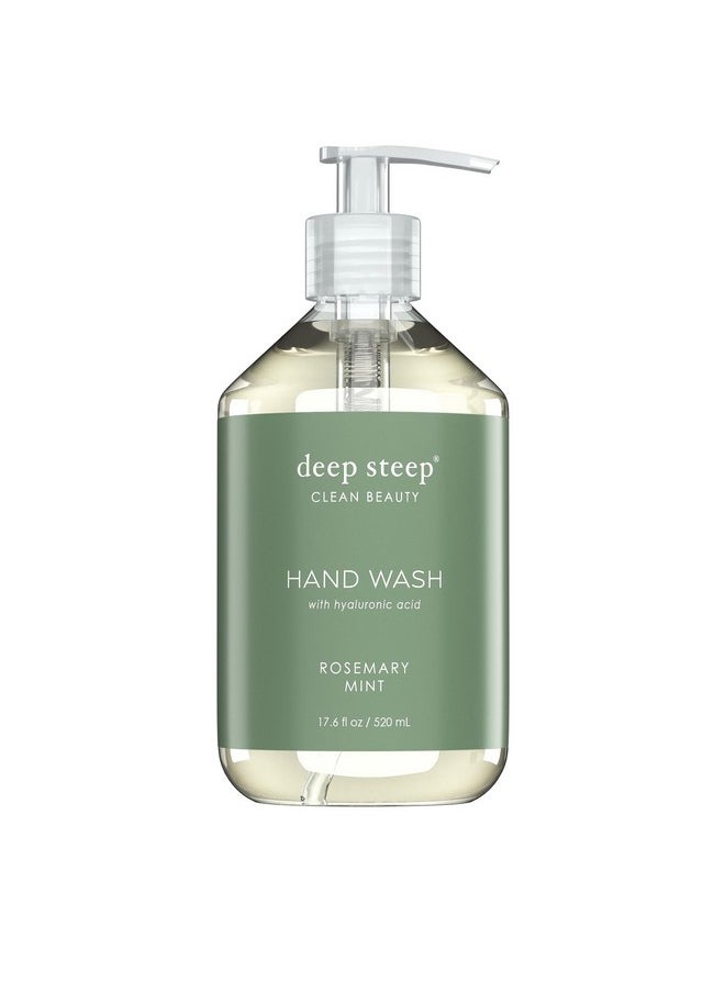 Deep Steep Liquid Hand Wash, 17.6 Ounces (Rosemary Mint)