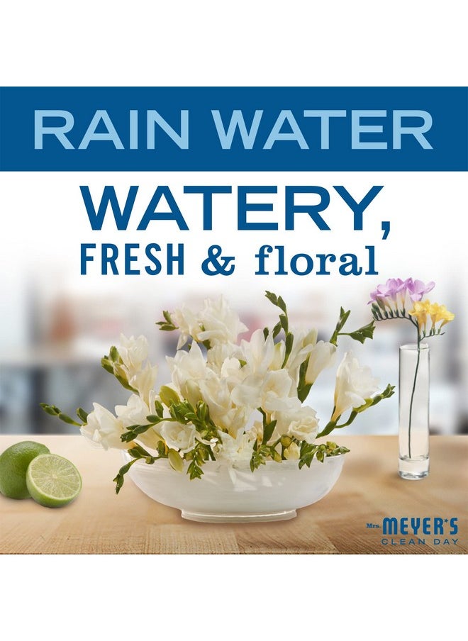 MRS. MEYER'S CLEAN DAY Liquid Fabric Softener, Infused with Essential Oils, Paraben Free, Rain Water Scent, 32 oz (32 Loads)