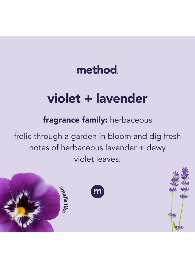 Method Foaming Hand Soap Refill, Violet + Lavender, Recyclable Bottle, Biodegradable Formula, 28 fl oz (Pack of 4)