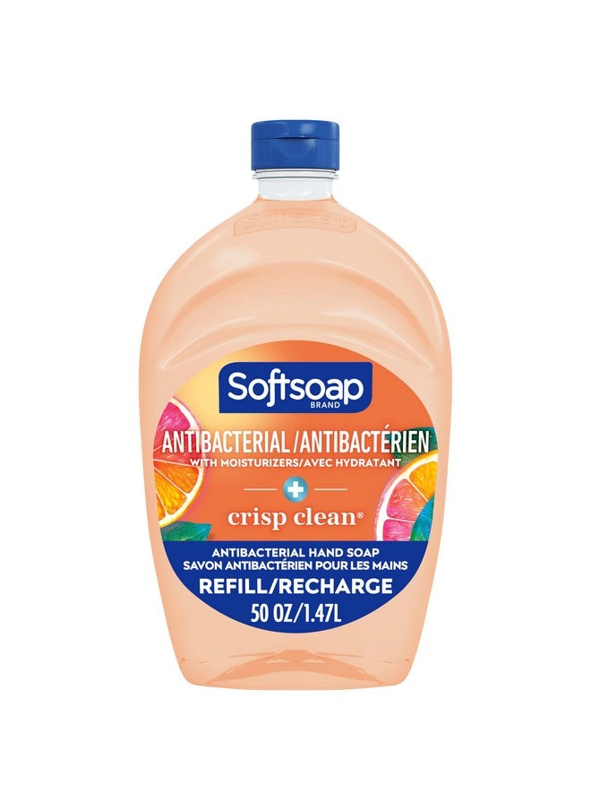 Softsoap Antibacterial Refill 50oz Crisp Clean Scent
