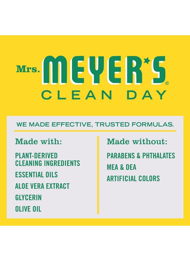 MRS. MEYER'S CLEAN DAY Hand Soap, Made with Essential Oils, Biodegradable Formula, Honeysuckle, 12.5 fl. oz - Pack of 3