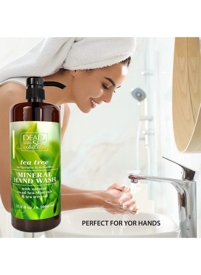 Dead Sea Collection Tea Tree Hand Soap - Pack Of 2 (33.8 Fl. Oz Each)