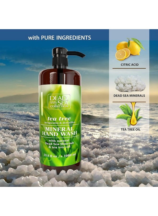 Dead Sea Collection Tea Tree Hand Soap - Pack Of 2 (33.8 Fl. Oz Each)