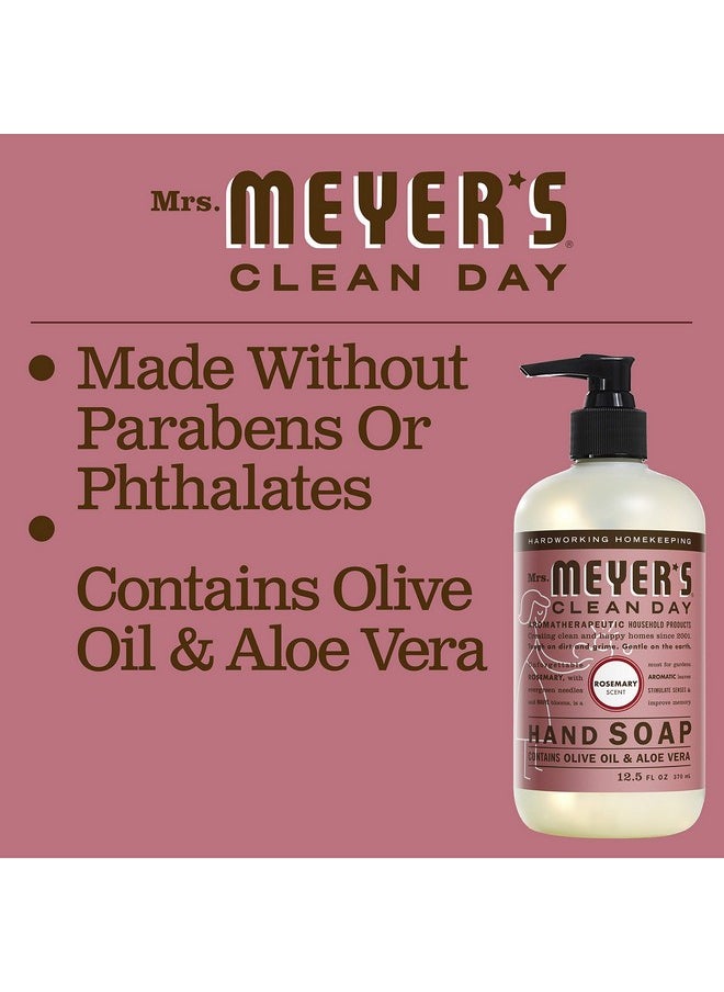 Mrs. Meyer's Clean Day Liquid Hand Soap, Rosemary Scent, 12.5 OZ (Pack of 3)