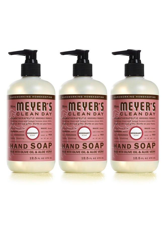 Mrs. Meyer's Clean Day Liquid Hand Soap, Rosemary Scent, 12.5 OZ (Pack of 3)