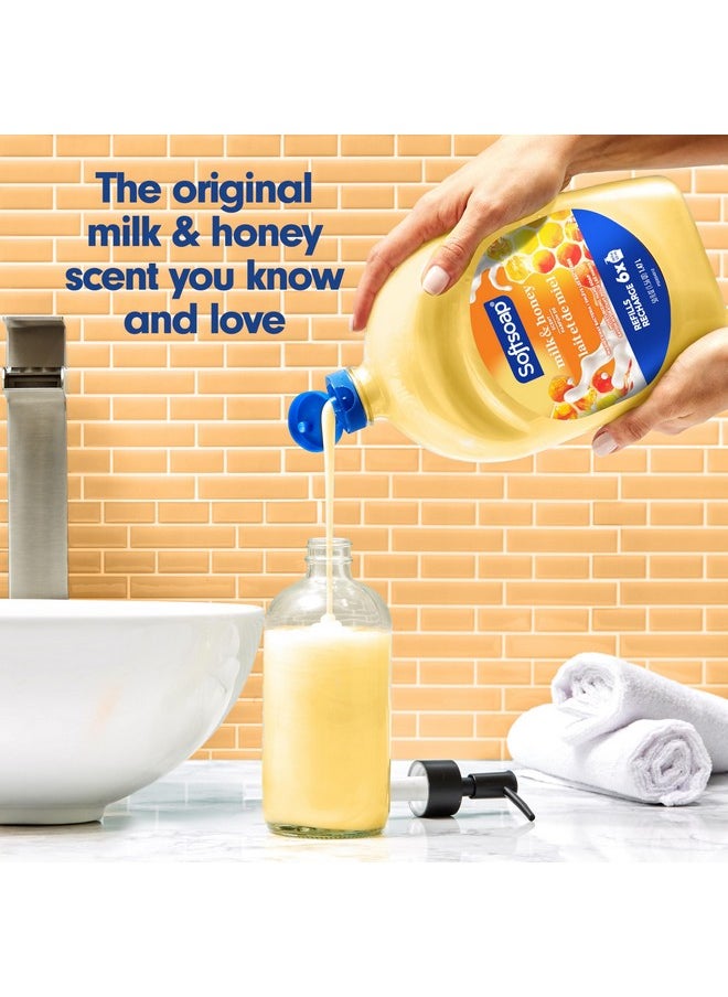 Softsoap Milk & Honey Scented, Liquid Hand Soap Refill, 50 Ounce