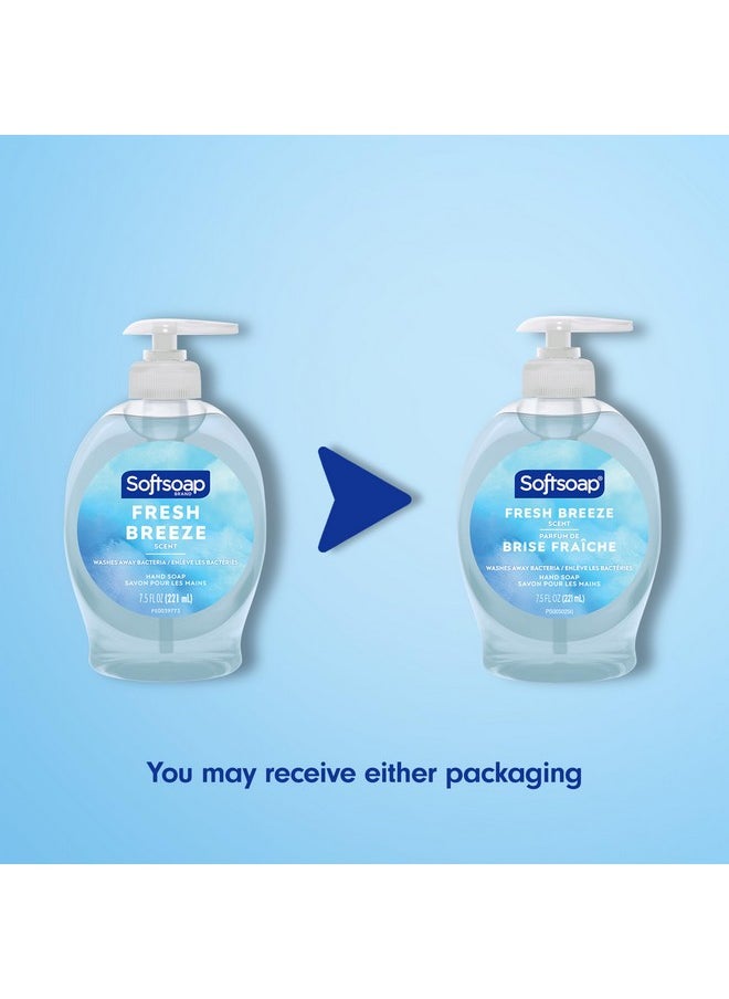 Softsoap Liquid Hand Soap, Fresh Breeze - 7.5 Fl Oz (Pack of 6)