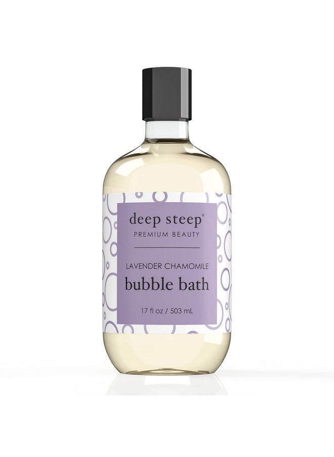 Deep Steep Bubble Bath, Lavender Chamomile, 17 Ounces