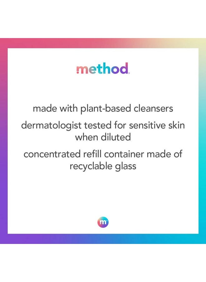 Method Foaming Hand Wash Concentrates Refills, Sweet Water, 4 Recyclable 1 fl oz Refills