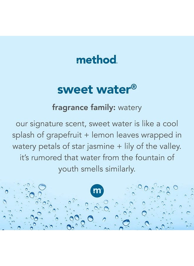 Method Foaming Hand Wash Concentrates Refills, Sweet Water, 4 Recyclable 1 fl oz Refills