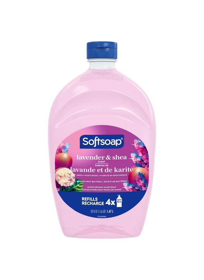 Softsoap Deeply Moisturizing Liquid Hand Soap Refill, Lavender & Shea Butter - 50 Fl. Oz