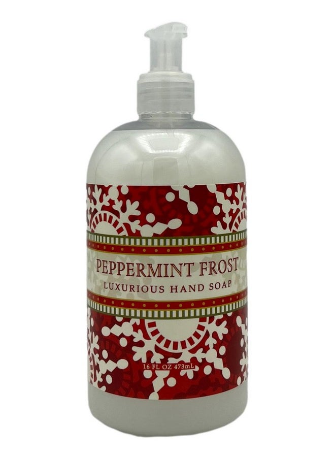 Greenwich Bay PEPPERMINT FROST Hand Soap with Shea Butter and Peppermint Oil 16oz