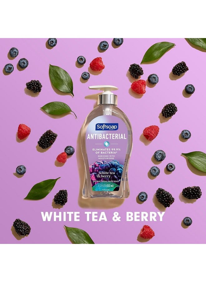 Softsoap Liquid Hand Soap White Tea and Fusion, Berry, 11.25 Fl Oz