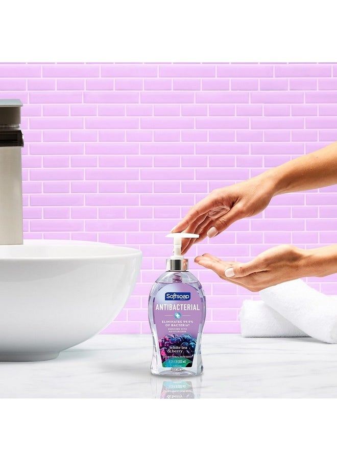 Softsoap Liquid Hand Soap White Tea and Fusion, Berry, 11.25 Fl Oz