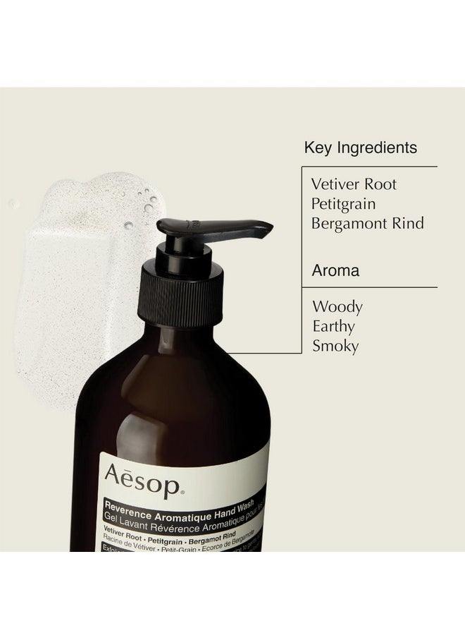 Aesop Reverence and Resurrection Aromatique Hand Wash Set | Gently Cleanses, Exfoliates, and Leaves Hands Smooth, Purified, and Refreshed | 16.9 Oz