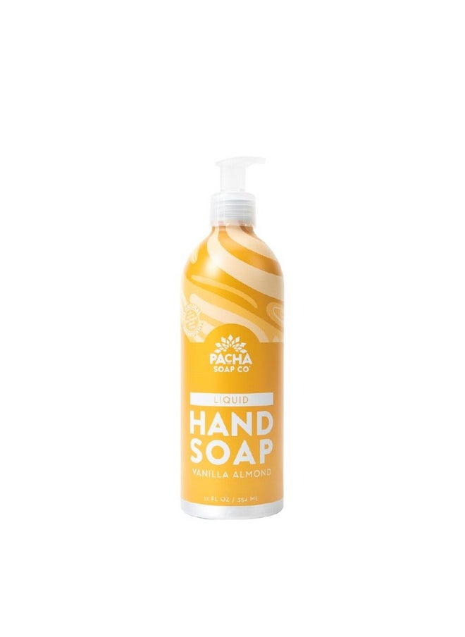PACHA SOAP Vanilla Almond Liquid Hand Soap, 12 FZ