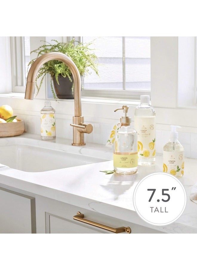 Thymes Hand Wash - Moisturizing Hand Soap Pump Bottle - Hydrating Liquid Hand Soap - Scented Soap with Notes of Dewy Leaves, Lily of the Valley, Lemon Verbena, & Bergamot Oil (Lemon Leaf, 9 fl oz)