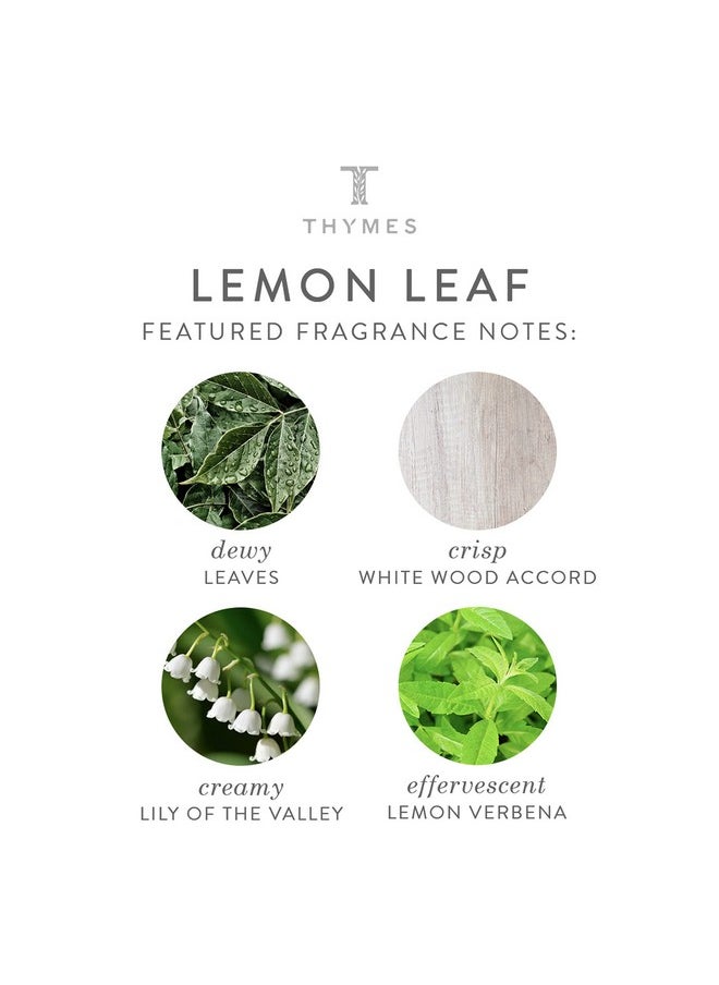 Thymes Hand Wash - Moisturizing Hand Soap Pump Bottle - Hydrating Liquid Hand Soap - Scented Soap with Notes of Dewy Leaves, Lily of the Valley, Lemon Verbena, & Bergamot Oil (Lemon Leaf, 9 fl oz)