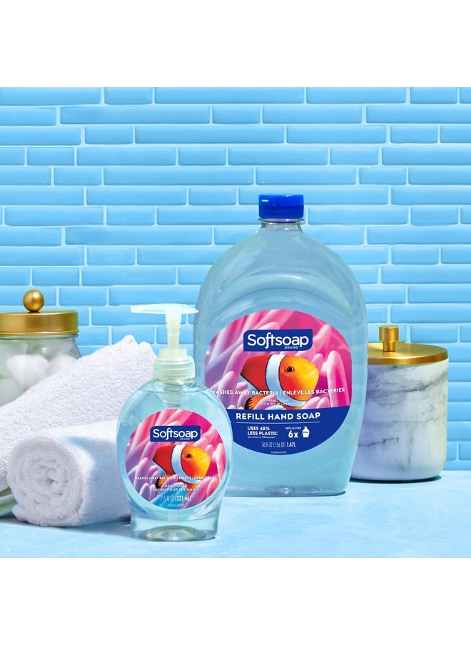Softsoap Liquid Hand Soap, Aquarium Series - 7.5 Fl Oz (Pack of 6)