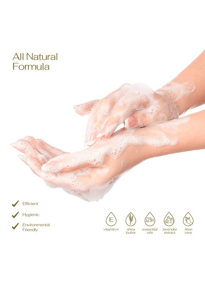 Foaming Hand Soap - Pack of 5 - Moisturizing Hand Soap with Aloe Vera & Essential Oils - Alcohol-Free Hand Wash in Citrus Blend, Lemon, Orange, Lime, Pink Grapefruit Fragrances for Kitchen & Bathroom