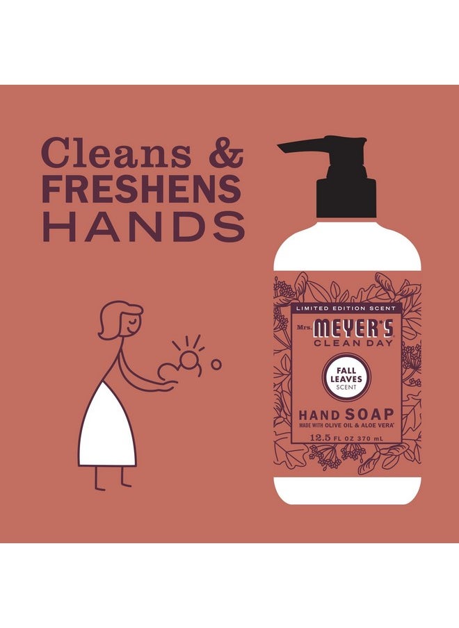 MRS. MEYER'S CLEAN DAY Liquid Hand Soap, Fall Leaves Scent, 12.5 fl oz (Pack of 1)