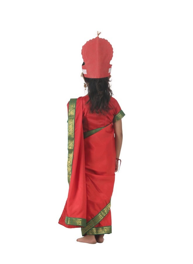 BookMyCostume Rani Sita Girls and Women Fancy Dress Costume | Ramlila Dussehra Ramayana Mythology 5-6 years