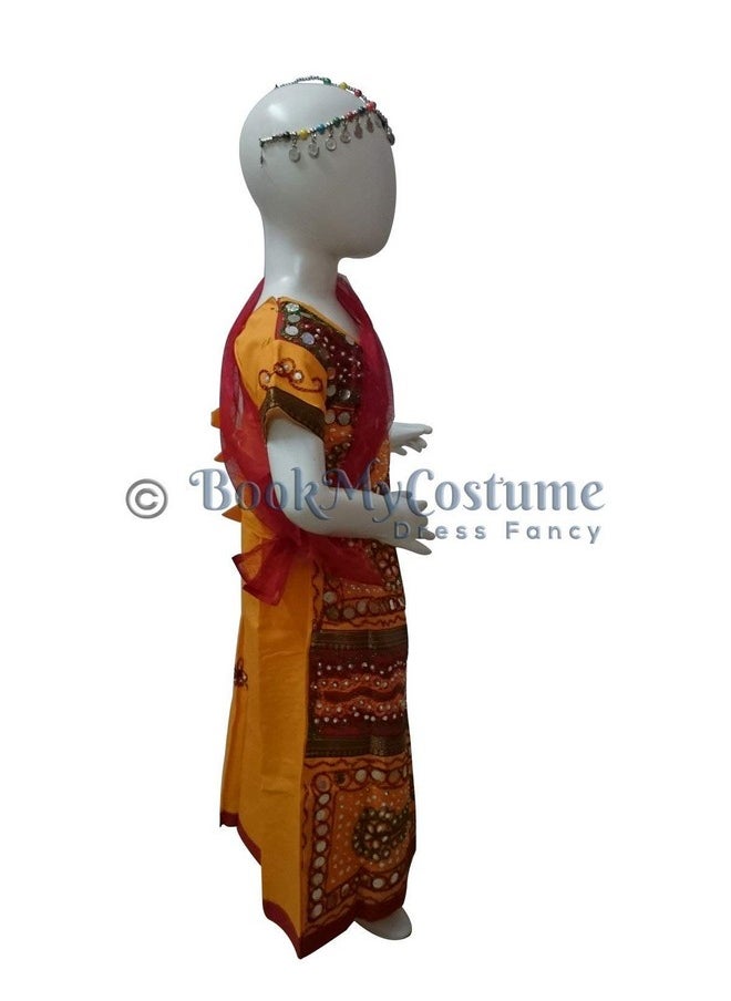 BookMyCostume Radha Gujarat Garba Navratri Indian State Fancy Dress Costume for Girls and Women 2-3 years