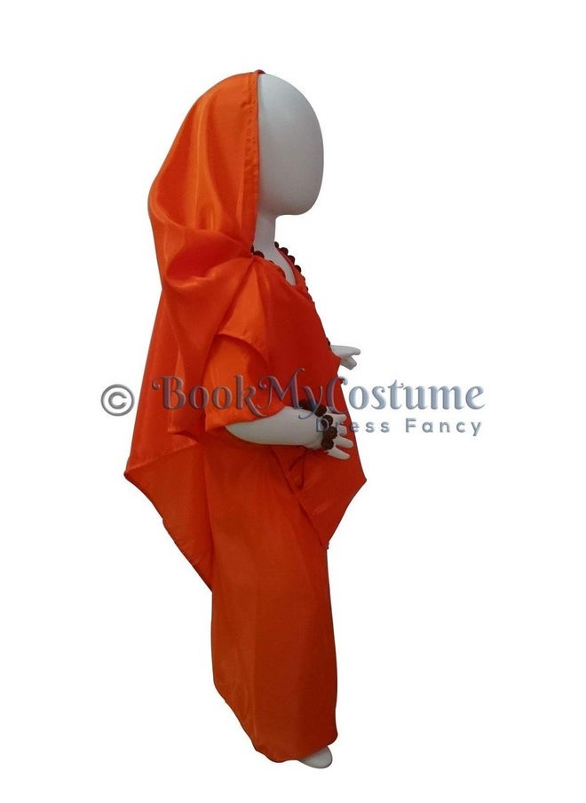 BookMyCostume Meera Mirabai Krishna Lover and Devotee Kids Fancy Dress Costume for Girls & Women 2-3 years