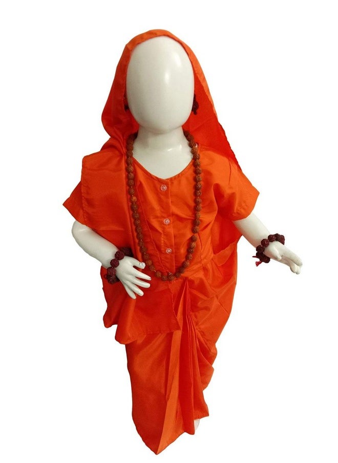 BookMyCostume Meera Mirabai Krishna Lover and Devotee Kids Fancy Dress Costume for Girls & Women 2-3 years