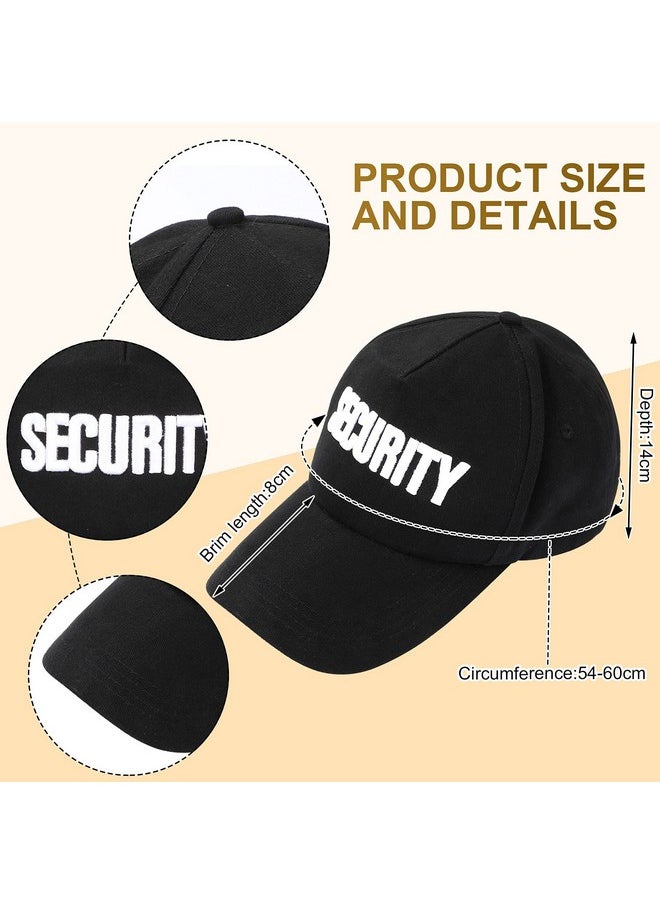 Harrycle 6 Pcs Playing Cosplay Toy Secret Service Dress up Includes Earplugs Acoustic Tube Headset Sunglasses and Black Security Hat for Teens Boys Playing Cosplay Costume Party Accessory Kit