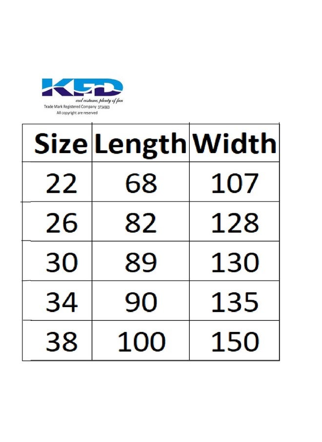 Kaku Fancy Dresses Metal King Robe/Cloak King Robe/California Costume -Red, 5-6 Years, For Boys