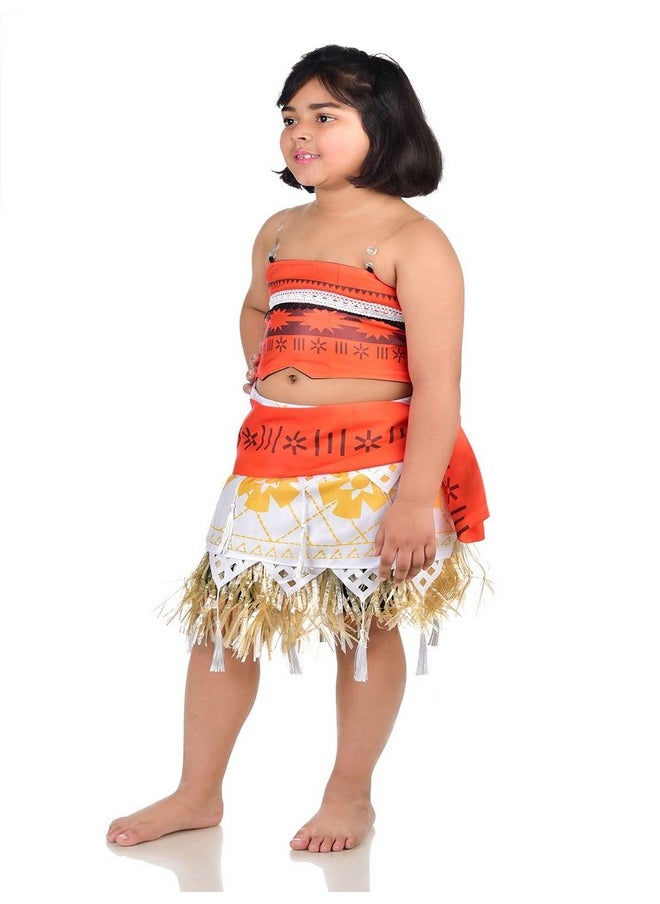 BookMyCostume Moana Princess Fancy Dress Costume for Girls 3-4 years