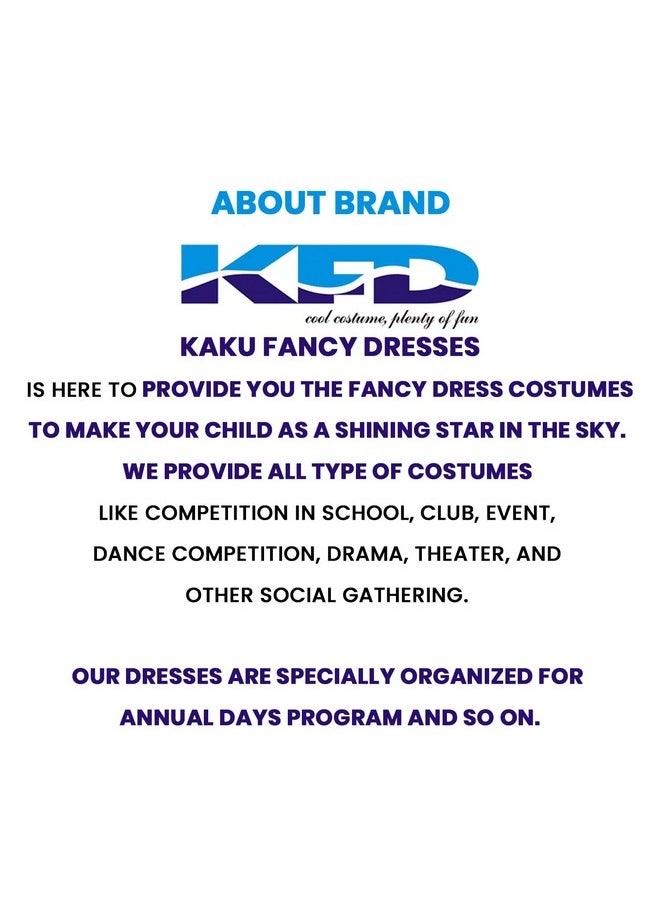 Kaku Fancy Dresses Polyester Kimono Dress For Girls With Fan | Japanese Kimono For Girls, Multicolor