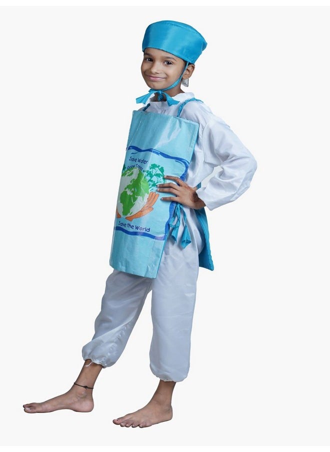 BookMyCostume Save Water Grow Trees Save The World Kids Fancy Dress Costume 4-5 years
