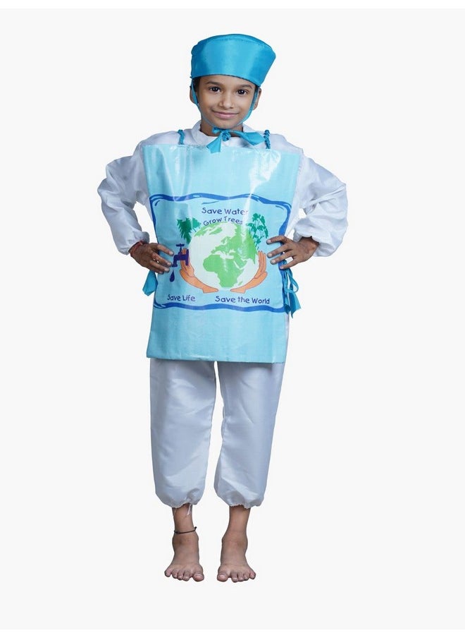 BookMyCostume Save Water Grow Trees Save The World Kids Fancy Dress Costume 4-5 years