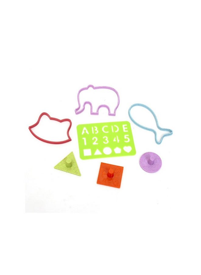 Boley Roo Crew: Magic Doodle Board - 9 Pieces - Travel Friendly, Sketch & Erase, Animal Shapes, ABC, Magnetic Writing Toy, Preschool, Toddler & Kids Ages 3+