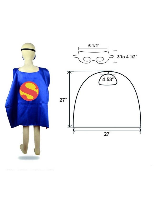 RioRand Kids Superhero Capes and Masks Superhero Costumes Toys Dress up for 3-10 Years Old Party Supplies Christmas Halloween (4pcs for boys)