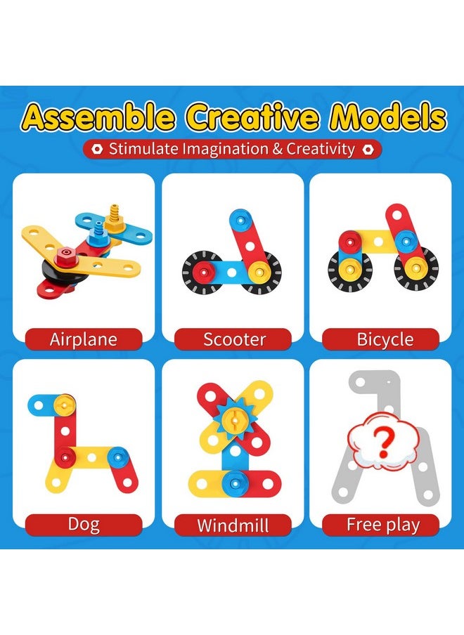 Montessori Kids Tool Set, Wooden Toddler Tool Bench Educational Toys for Ages 2-4, 2 Year Old Boy Gift for Birthday Christmas, STEM Pretend Play Tool Box, Learning Developmental Construction Toys
