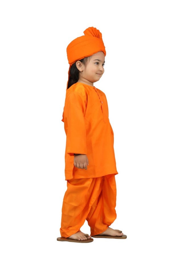 BookMyCostume Swami Vivekananda Historical Personality Kids Fancy Dress Costume 5-6 years